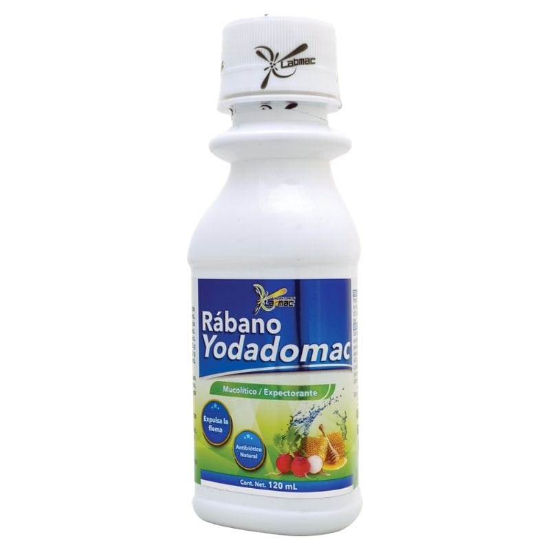 Rabano Yodamac Jarabe 120 ML - Vitaminas del Ecuador - Mayorista de ...